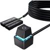 Oddtone Pulsante di Accensione PC, Interruttore Alimentazione Esterno con LED per Des...