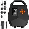 Pureglow Pompa elettrica SUP 20 PSI Pompa ad aria a doppio motore con arresto automat...