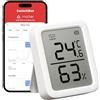 SwitchBot Termometro Igrometro Ambiente, Umidità e Temperatura Interno Bluetooth per Casa, Sensore di Rugiada/VPD/Umidità Assoluta, Igrometro Digitale Professionale con Memorizzazione dei Dati