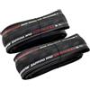 Vittoria Zaffiro PRO G2.0 Graphene Folding Clincher Tire 700x25C, Black, 2 Ti...