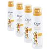 Dove Docciaschiuma Mousse, Olio di Argan, Pelle più morbida per 24 ore, Ideale per la depilazione, Senza SLS, 200ml, 1 pezzo (Confezione da 4)