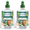 Airwick Air Wick Active Fresh Deodorante per Ambienti, Ricarica per Diffusore Spray Automatico senza Gas alla fragranza Eucalipto e Legno di Cedro, 228 ml (Confezione da 2)
