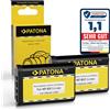 PATONA 2x NPBX1 Batteria 1000mAh compatibile con Sony CyberShot DSCRX1 R RX1 ...