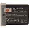 DSTE DE DSTE Batteria di ricambio compatibile con Canon LPE10 EOS 1100D 1200D 1300D K...