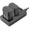 NEEWER Set di Batterie di Ricambio e Caricatori per NPFZ100,Compatibile con S...