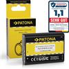 PATONA LPE10 Batteria 860mAh - ricambio per Canon LPE10 - per EOS 1100D 1200D...
