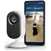 Arlo Essential 2 Indoor 2K, Telecamera WiFi da Interno per animali domestici,...