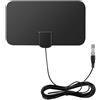 DollaTek Antenna TV digitale per interni Mini 50 Mile Range Amplificatore di ...