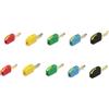 No 10 Pezzi Connettori A Banana da 4 mm Ad Alta Corrente, Connettori A Banana 5500