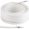 Thomson Sat Installazione Cavo Coassiale 50m 100dB TV Antenna Digital