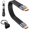 AOOSU Cavo di Ricarica Rapida, Cavo USB C a Corto 13cm, Cavi USBC, Velocità d...