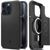 Spigen Cover per iPhone 15 Pro, Mag Armor MagFit, Compatibile con MagSafe Ne...