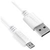 APOKIN® Cavo micro USB ricarica ultra veloce extra lungo 2 metro 5 V/2,4 A ri...