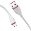 Nolhel Cavo USB TypeC Ricarica Rapida 66w, Cavo USB A USB C Bianco in Silicon...