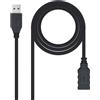 Nano Cable 10.01.0903BK Cavo USB 3.0 prolunga, tipo A/MA/H, maschiofemmina,...