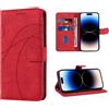 SEAHAI Cover per Samsung Galaxy M35 5G, Custodia Pelle Flip Portafoglio con K...