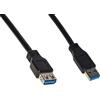 Link LKCU3030 Cavo PROLUNGA USB 3.0 CONNETTORI A Maschio/Femmina in Rame MT 3