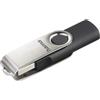 Hama FlashPen Rotate, USB 2.0, 64GB, 6MB/s, Schwarz/Silber
