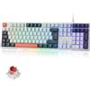 Redragon K668 RGB Tastiera Gaming Meccanica Cablate con 109 Tasti, 4 Tasti E...