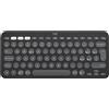 Logitech Pebble Keys 2 K380s, tastiera Bluetooth multidispositivo con tasti d...