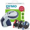 DYMO Etichettatrice per goffratura con 3 nastri per etichette, kit base per e...