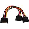 AKYGA AKCA31 Cavo Adattatore SATA Maschio a 2 Prese SATA, 2 x 15 cm