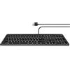 Ewent Tastiera retroilluminata a LED EW3268, cablata USB, dimensioni standard...