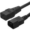 PATIKIL Cavo di Alimentazione AC a 3 Poli Maschio C14 a Femmina C19 1.5mm² 2m...
