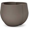 Cooee Design Clover Flower Pot 12 cm Mud Vaso, Ceramica, 15 cm, Fango
