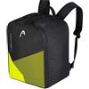 HEAD Boot Backpack Borsa Porta Sci, Unisex-Adult, Nero/Giallo, Taglia Unica