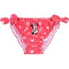 Disney Minnie Mouse Bimba Costume da Bagno Slip Rosso,12 Mesi
