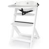 kk Kinderkraft Kinderkraft Seggiolone Pappa in Legno ENOCK, Evolutivo, Multifunzionale, Sedi...