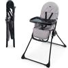 kk Kinderkraft Kinderkraft BINCI Seggiolone Compatto e Pieghevole con Vassoio Regolabile, Po...