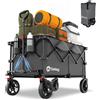 Sekey XXL Plus Carrello Pieghevole con Freni 200L 150KG, Carrello da Giardino...