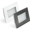 Lampo Lighting Technology Lampo Segnapasso LED 3W Tricolor, Incasso 503, Luce CaldaNaturaleFredda, 240 ...