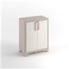 Keter Armadio Basso Gulliver, 2 Ripiani Regolabili, Sabbia/Beige, 80x44x100 H Cm