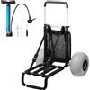 VEVOR Carrello da Spiaggia con Grandi Ruote per Sabbia Portapacchi 760 x 12inch