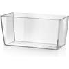 Teraplast Coimbra Dimensioni 30cm x 15cm x 14cm Vaso Plastica Trasparente Re...