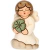 THUN Angelo sonnellino Fortuna ceramica Collezione Angeli 4.3 x 3.8 x 7 cm