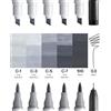 Copic 22075554 Ciao Set 5+1, Toni Grigi