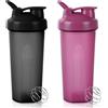 silttble 2 Pezzi Shaker Proteine Shaker Palestra, 600ml con Scala, Prova Per...