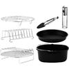 Cecotec Accessori Per Friggitrice ad Aria Cecofry Pack Accessories. Air Fryer...