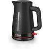 Bosch Bollitore Elettrico TWK3M123, Capacità 1.7 L, Spegnimento Automatico, R...