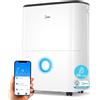 MIDEA Deumidificatore silenzioso 20 l per umidità interna fino a 50 m2/100 m3...