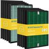 Facecool AP1019C Filtro di ricambio HEPA compatibile con Coway Airmega 150 Pu...