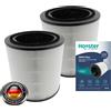 Hooster 2 filtri compatibili con depuratore d'aria Bosch Air 2000, filtro HEPA 3 in 1...