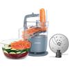 Kenwood MultiPro Go FDP22.130GY, Robot da Cucina, Trita, Affetta, Grattugia,...