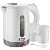 Russell Hobbs Bollitore acqua Elettrico da Viaggio, 0.85 L, 1000 W, 2 Tazze +...