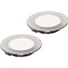 Anidea 2 Faretti Led da Incasso NIX NUOVA VERSIONE 20202W, 150LM, 220V, trasf...
