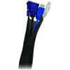 LINK LogiLink Cable FlexWrap guaina flessibile raccogli cavi, nera